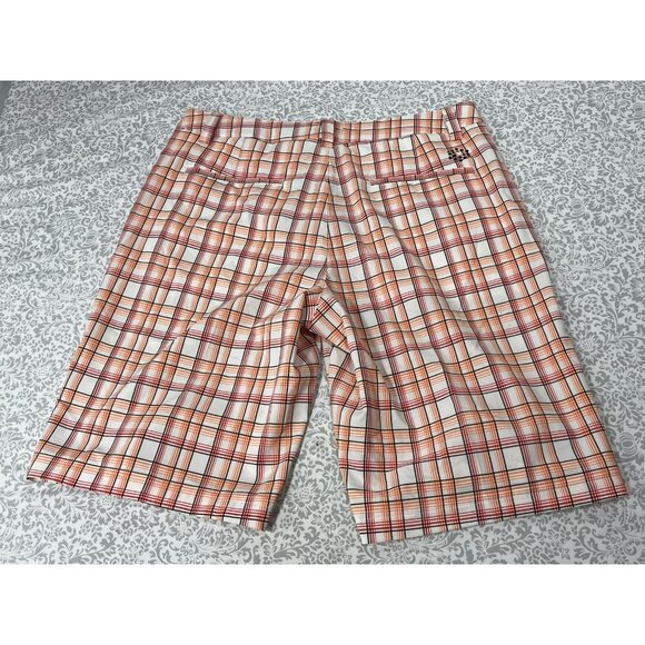 PUMA DryCELL Plaid Tech Golf Shorts White Multi Color Size 32 NWT Performance - Picture 11 of 15